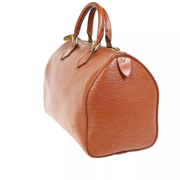 Louis Vuitton Speedy Duffle Epi Speedy 30 with 315 Louis Vuitton Lock & Key - Picture 4 of 16